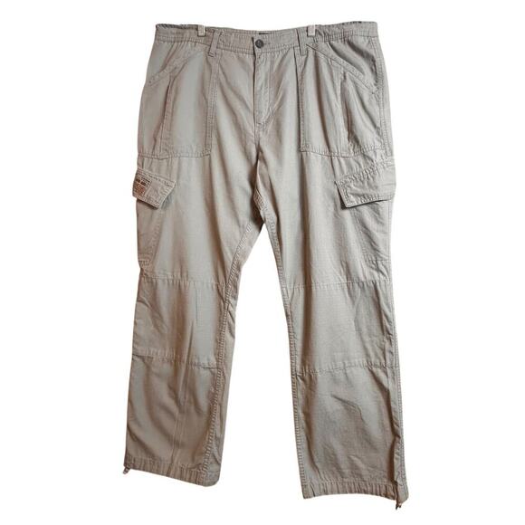 Vtg Y2K Oakley Rip Stop Cargo Pants Men’s 40x32 Khaki Tactical Military Baggy - Picture 12 of 16